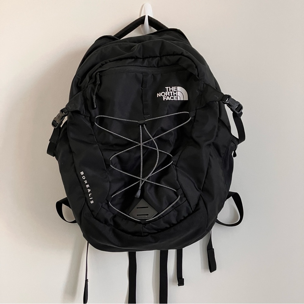 The North Face Borealis black backpack